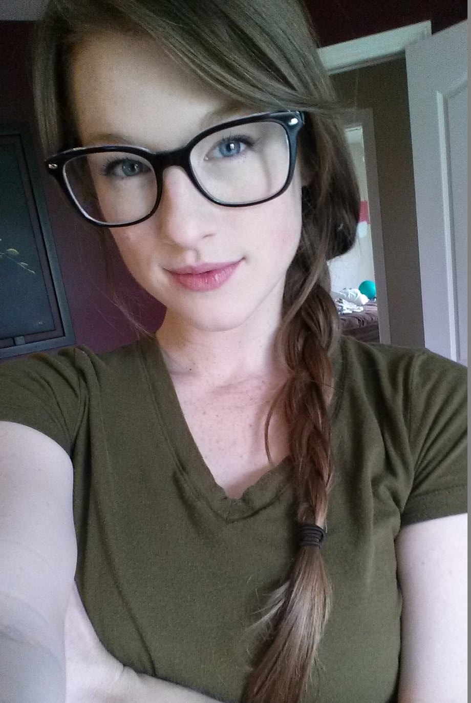 Solo girl Gemma Minx takes selfies in various states of undress
