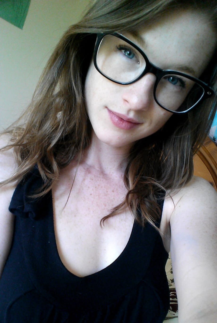 Solo girl Gemma Minx takes selfies in various states of undress