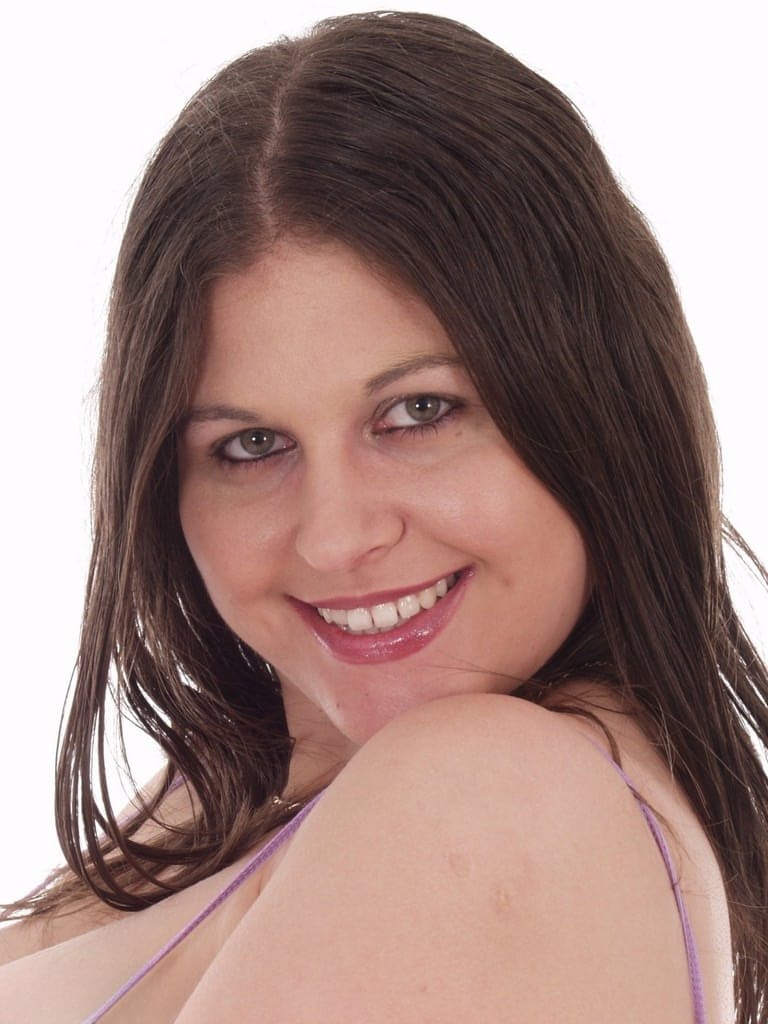 Hot fatty Denise Davies exposes massive big nipples while licking saggy tits