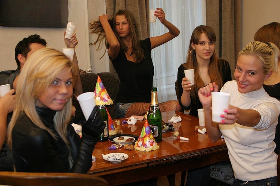 College students experiment with group sex after getting drunk at a party