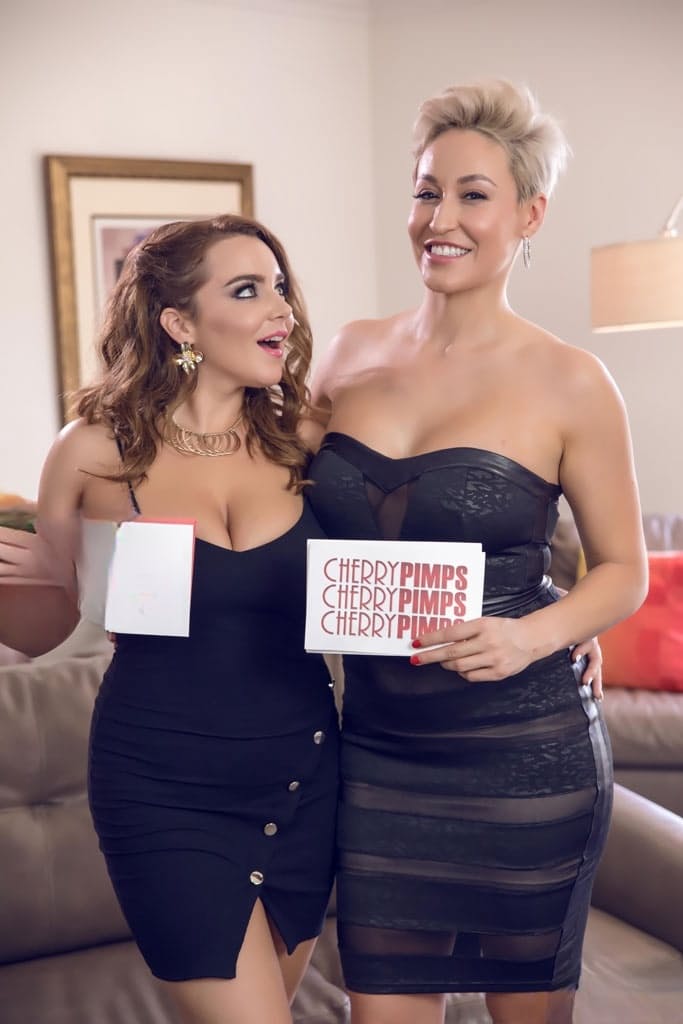 Pretty girl Natasha Nice celebrates being chosen as Cherry of the Month