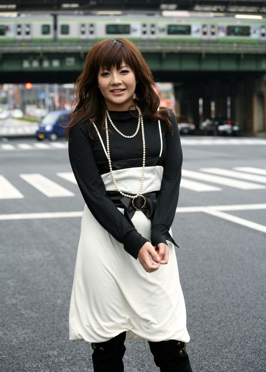 Cute Japanese teen Kurara models non nude indoors and outside