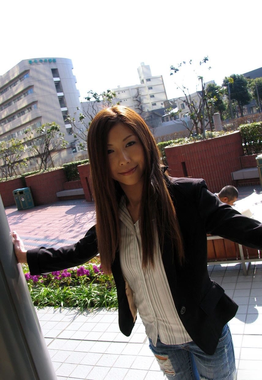 Young Japanese girl Seira strikes tempting poses in solo action