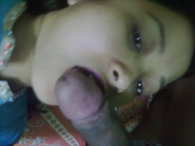 Indian wife changes attire while pleasuring her husband on bed POV style