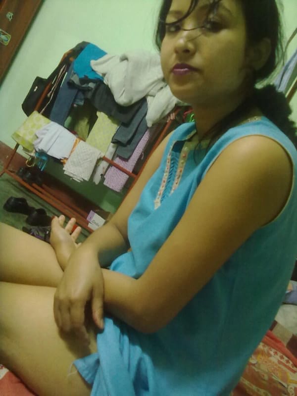 Indian wife changes attire while pleasuring her husband on bed POV style