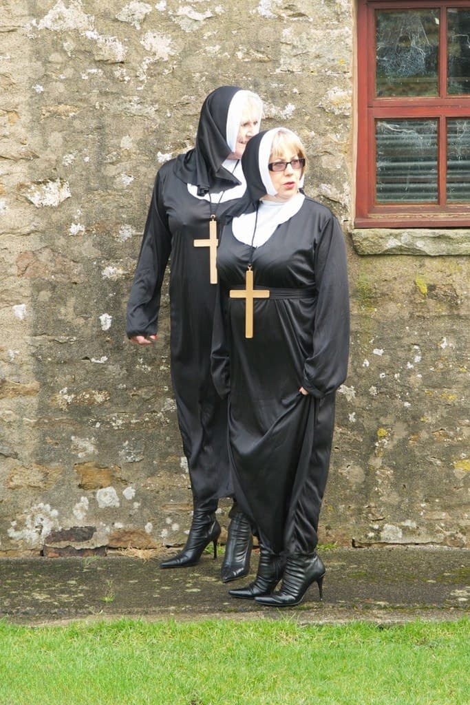 Naughty nun Speedy Bee and a Sister have a threesome with the Friar