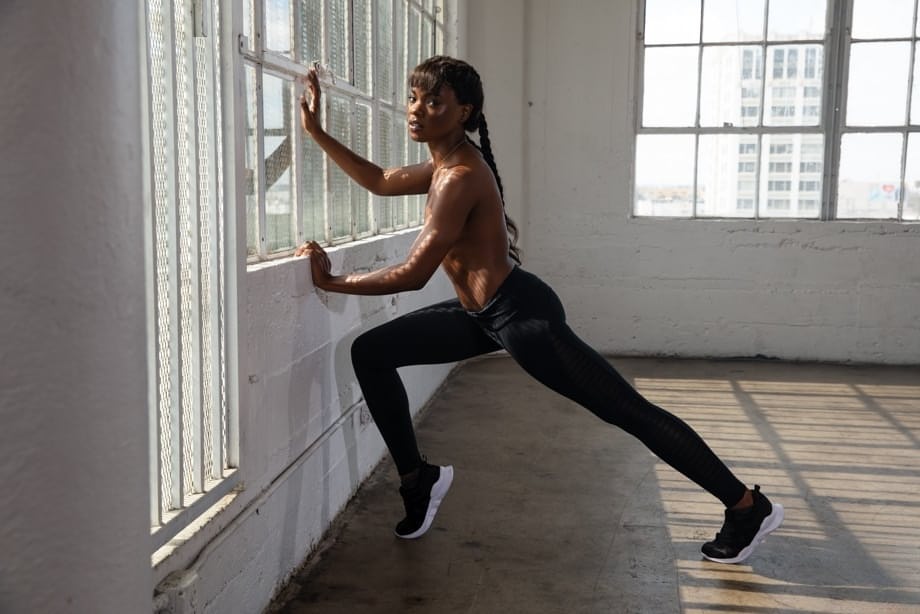 Hot black girl Ana Foxxx touts her phat ass during Playboy centerfold shoot