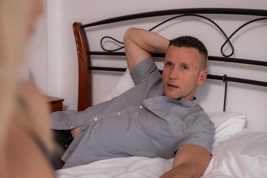 Hot older blonde Nadya Basinger gets banged by her son-in-law