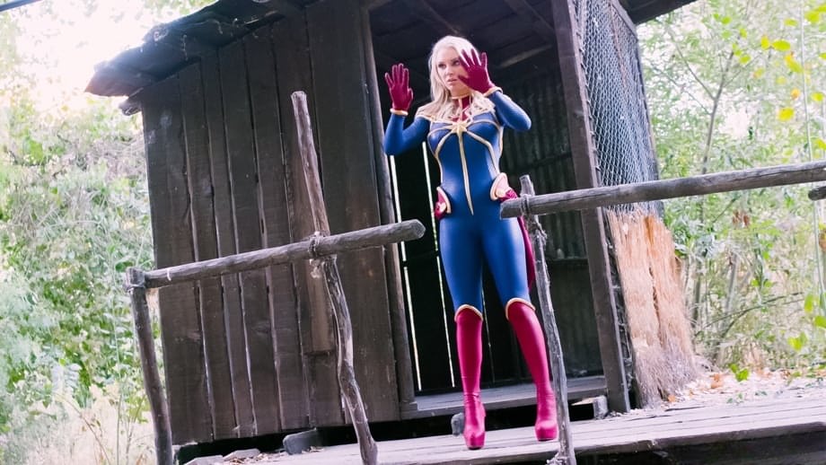 Hot blonde and a black chick eat ass during lesbian sex in cosplay attire