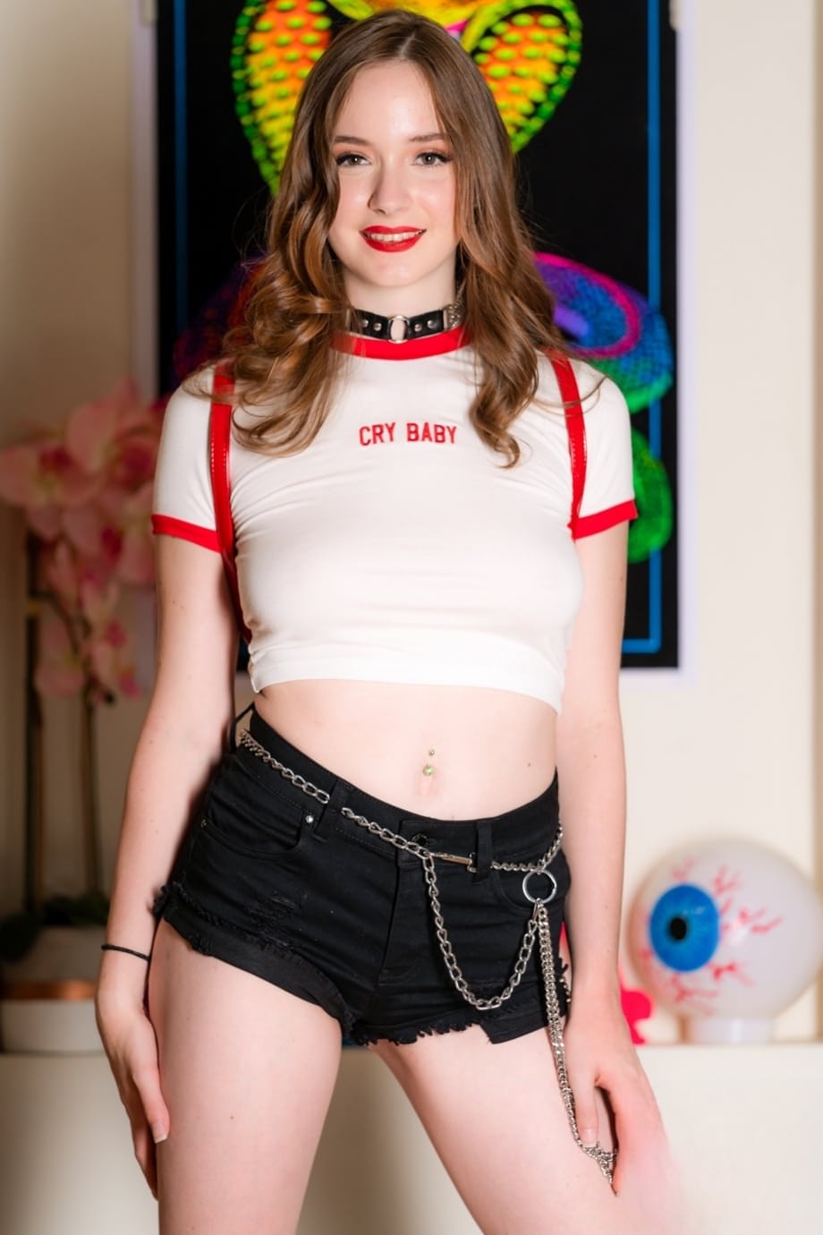 Teen pornstar Hazel Moore tosses the salad after being ass fucked