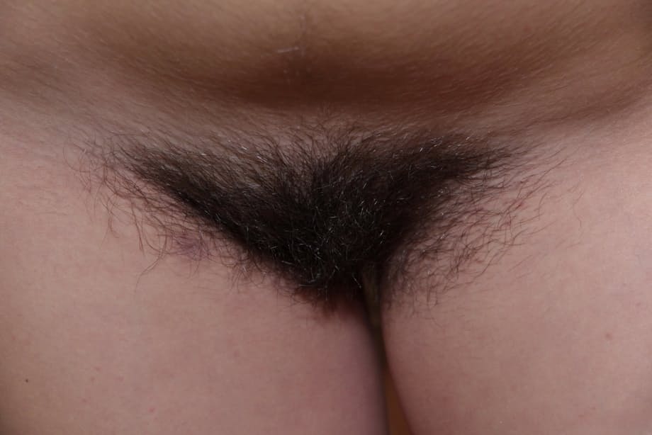 Caucasian solo girl uncovers big naturals before showing her full bush