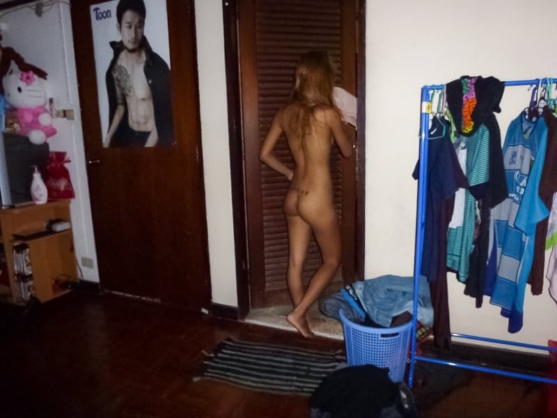 Sexy Thai gogo babe Klaus being missionary fucked in POV