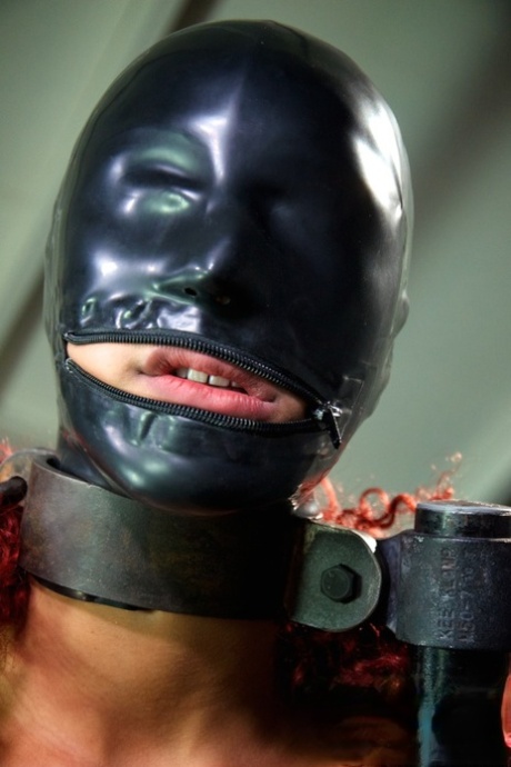 Ebony sex slave Daisy Ducati is masturbated until she unleashes spray of piss