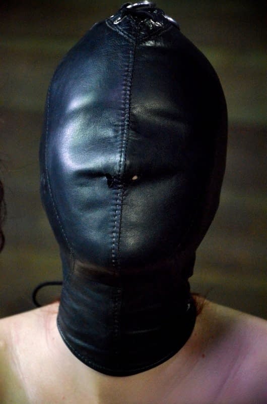 Pale redhead Ashley Lane submits to spending a day of her life in bondage