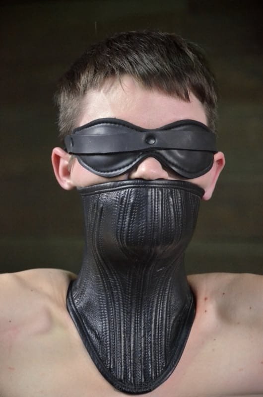 Naked teen Hazel Hypnotic is restrained and tortured in dungeon environment