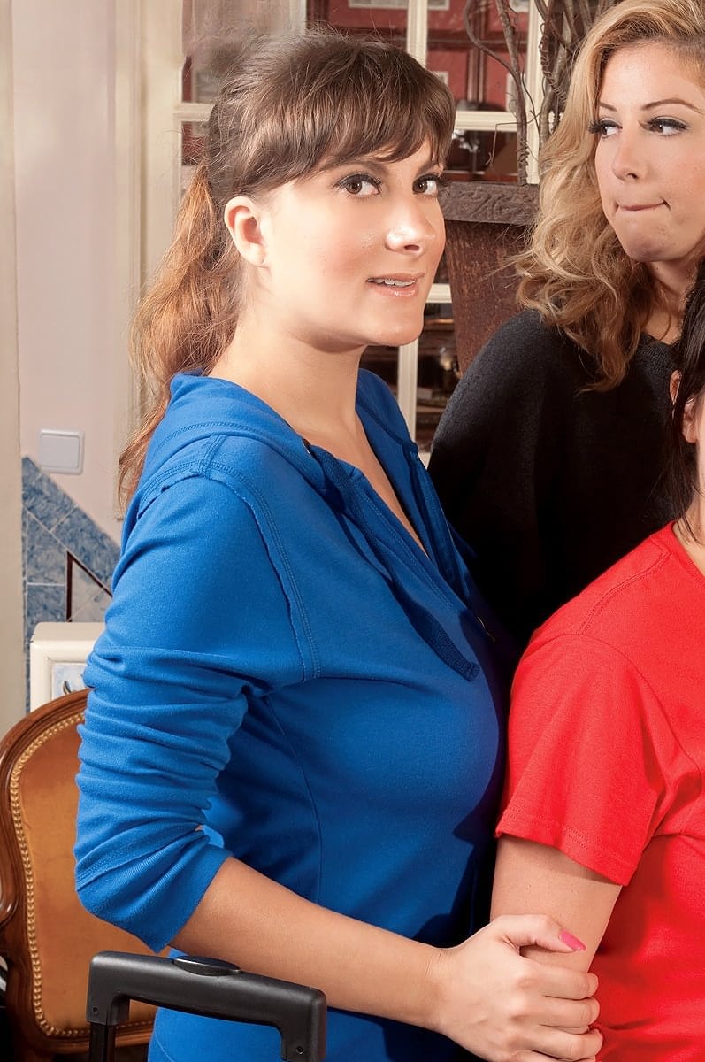 Horny big titted women get together to show their boobs & learn how to please