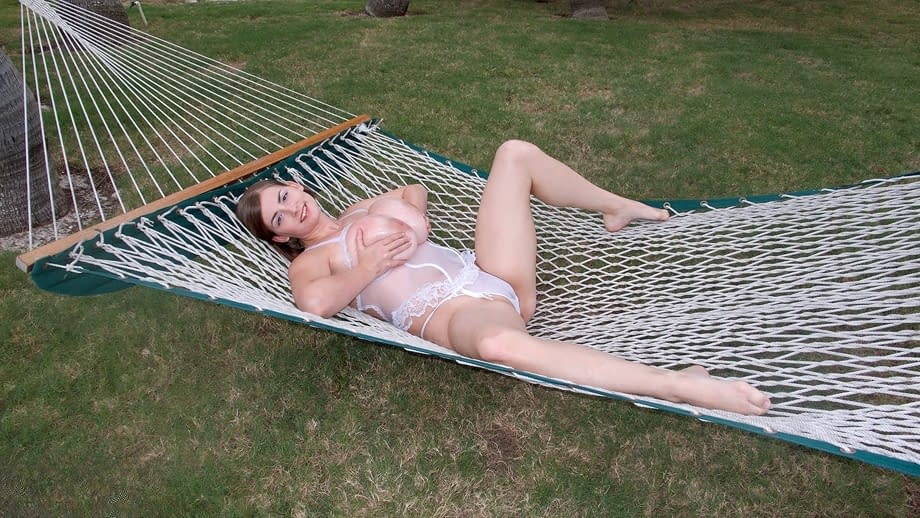 Hot MILF women stripping bikinis to bare big tits on the beach