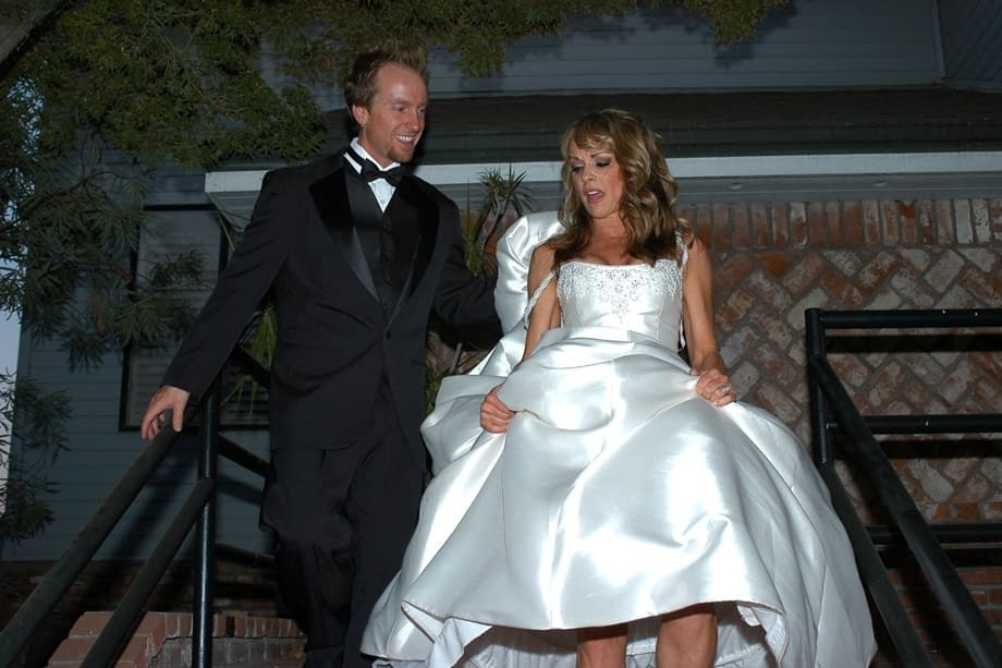 Gold digger bride Shayla LaVeaux makes a bad catch but fucks the pauper anyway