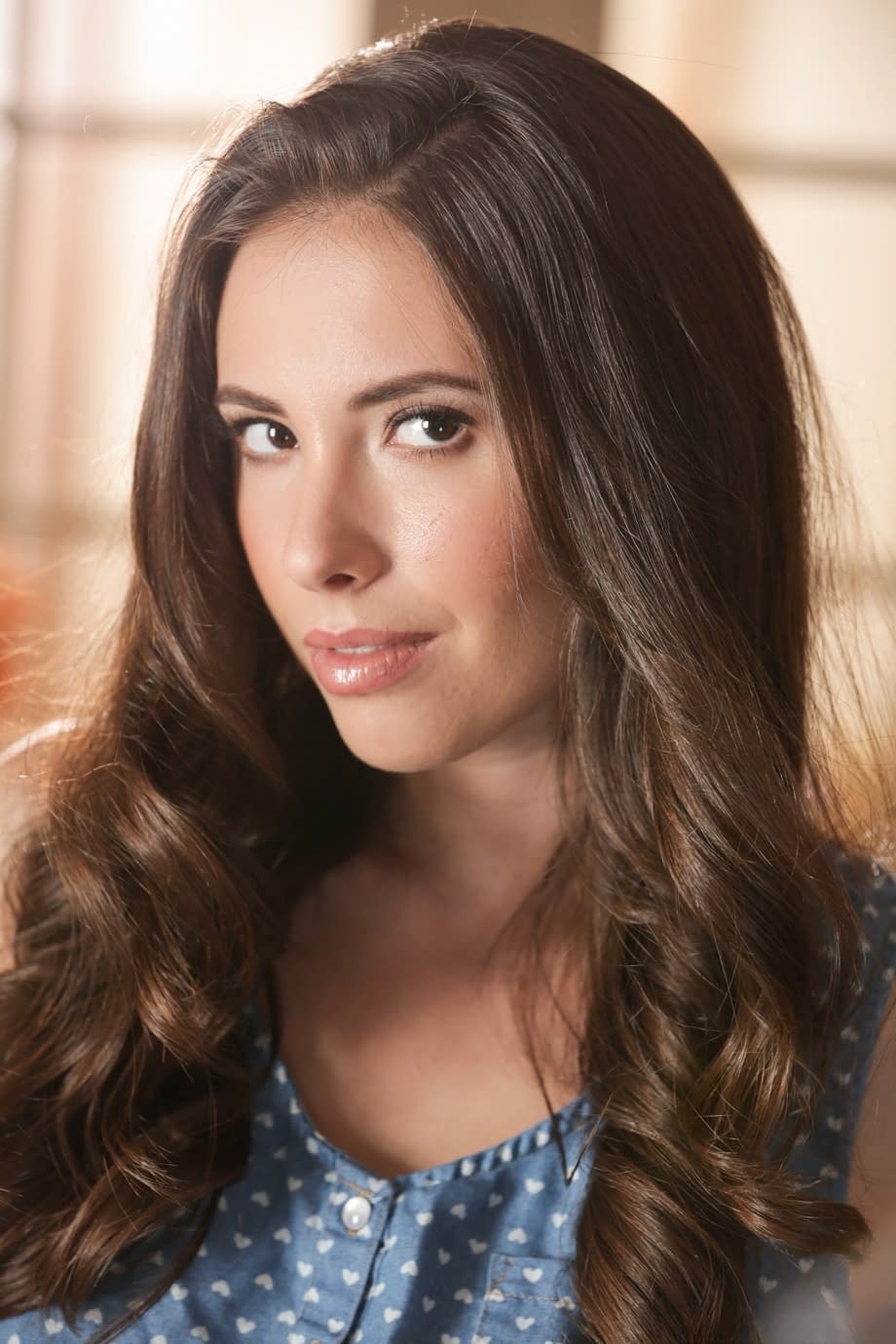 Erotic babe Casey Calvert undressing to flaunt small nipples & hot ass
