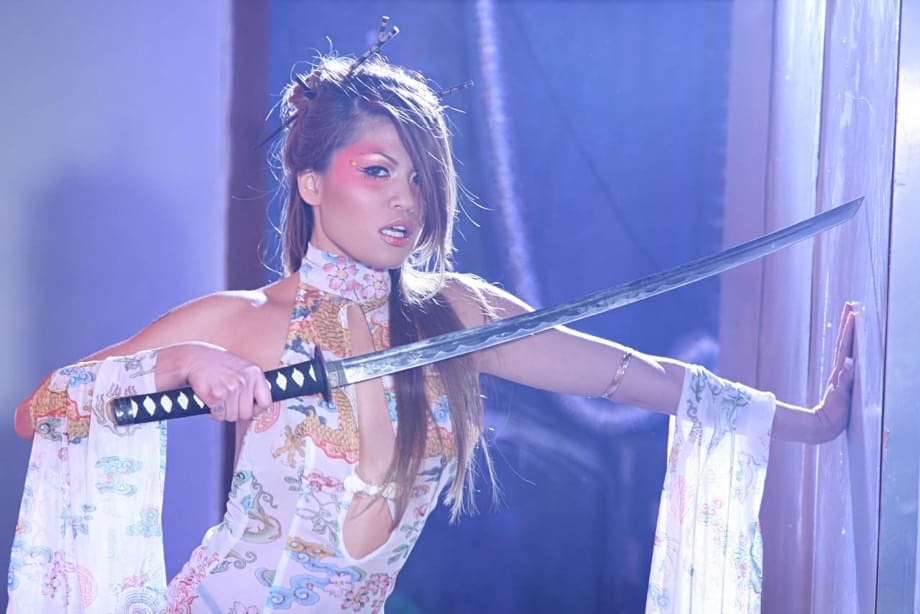 Asian teen cosplay girl Charmane Star faunting her pornstar ass & big tits