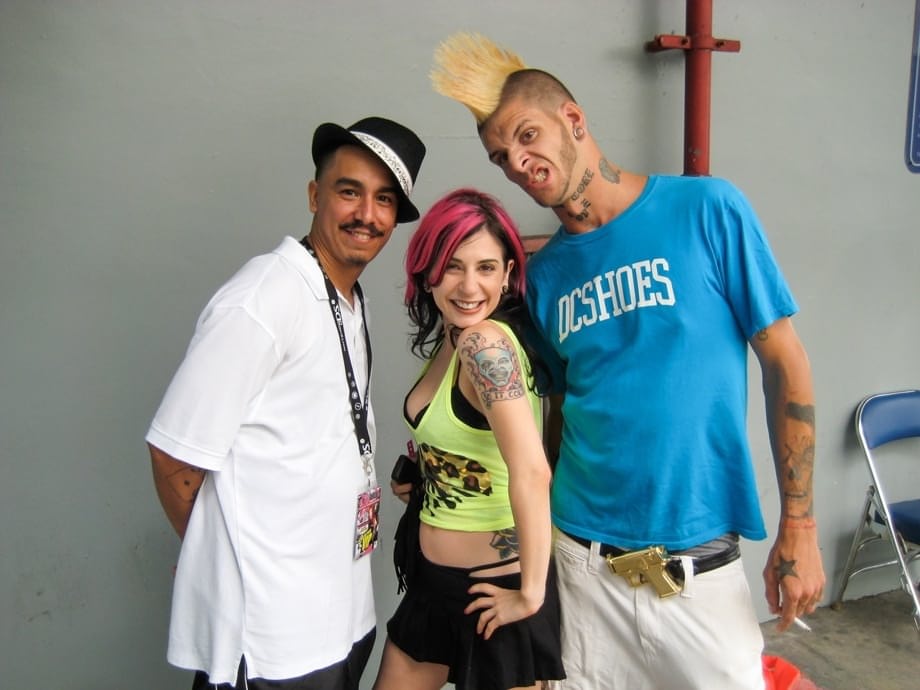 Pornstars Joanna Angel and Jenna Haze meet and greet fans at a XXX convention