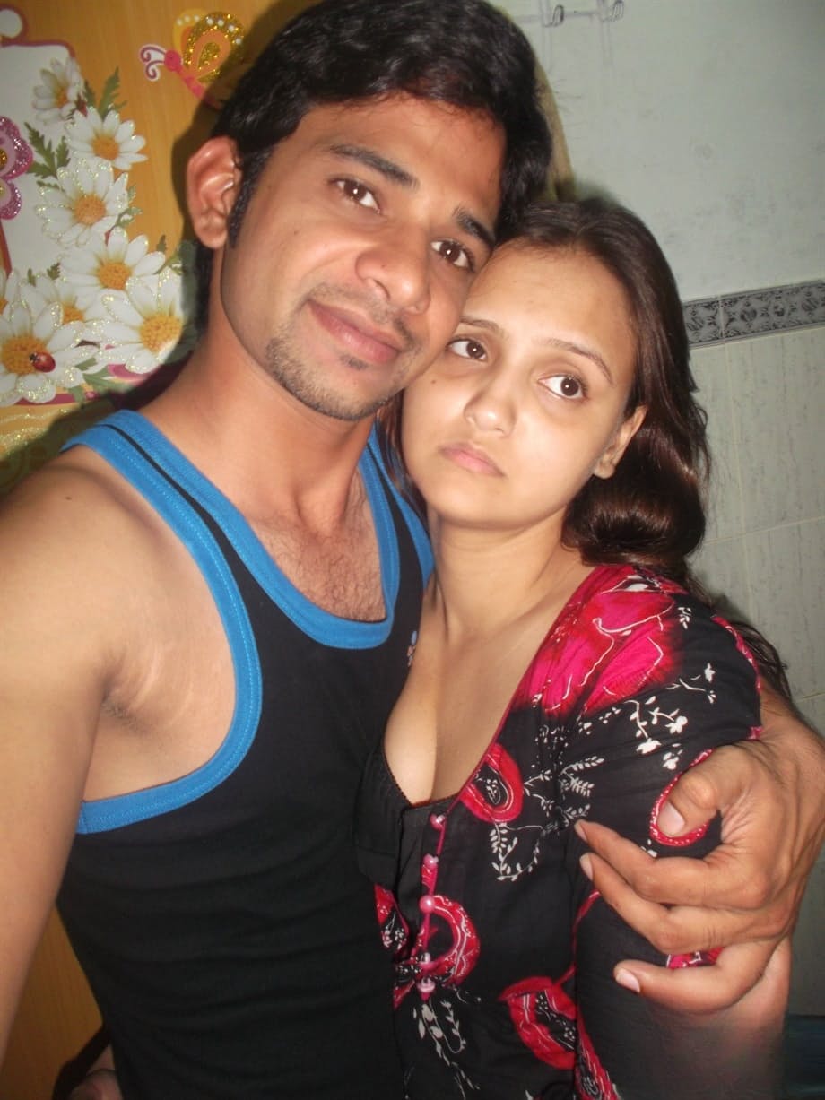 Desi female with small tits prepares to go down on her husband