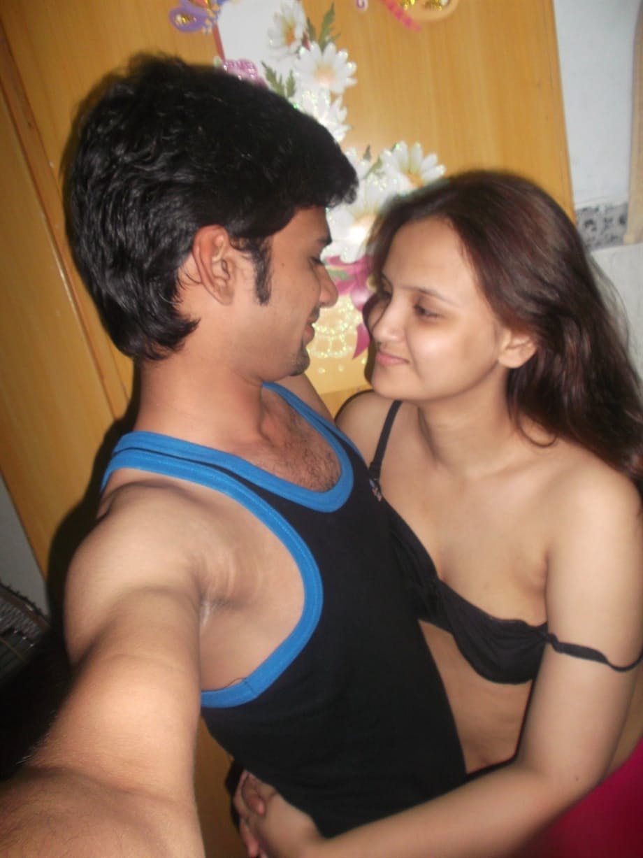 Desi female with small tits prepares to go down on her husband