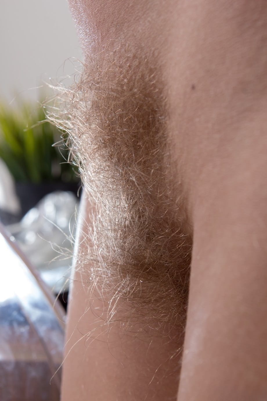 Lusty voyeur Ayda takes photos of her hairy vagina and saggy tits