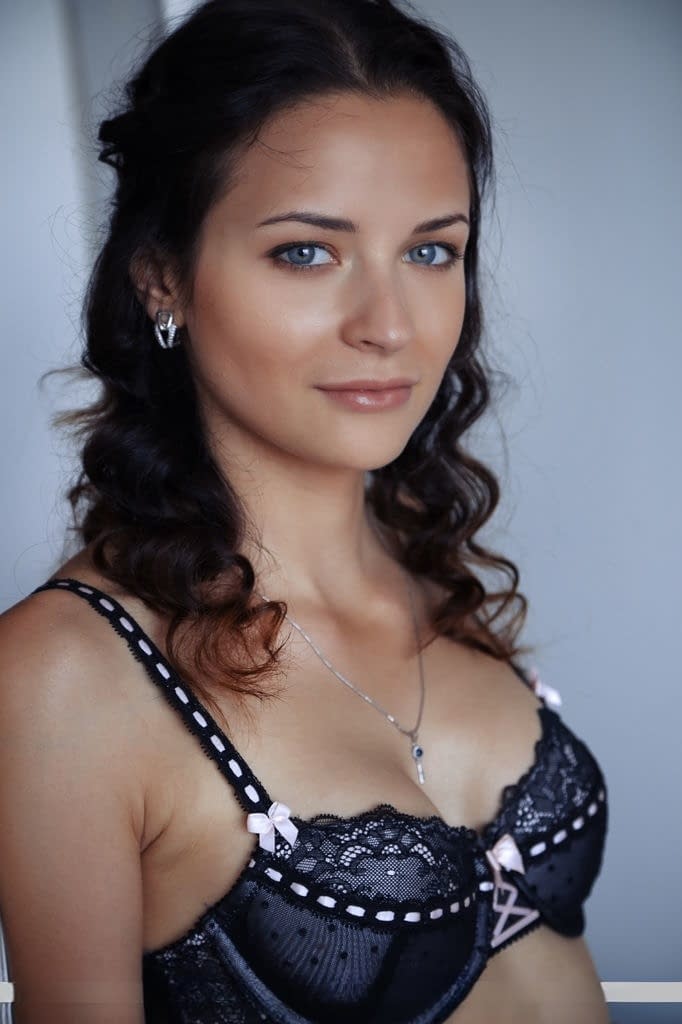 Nice teen girl Ardelia A removes her sexy lingerie items for nude posing