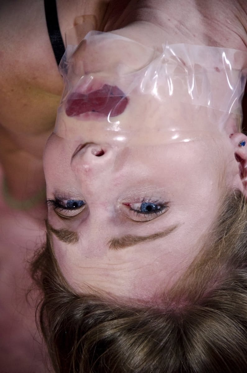 Solo girl Ashley Lane is rendered helpless during bondage play