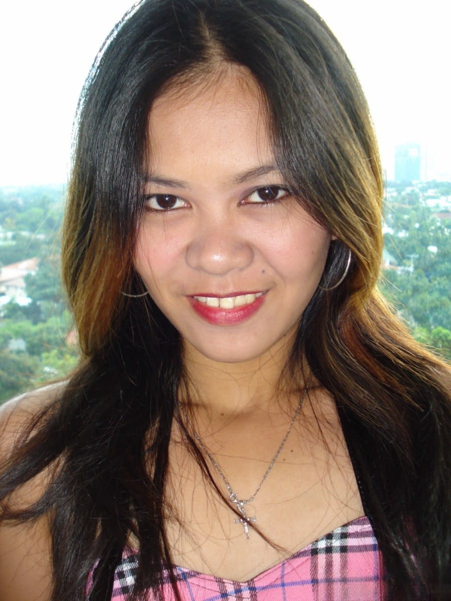 Cute Filipina chick bends over for a no panty upskirt in black boots