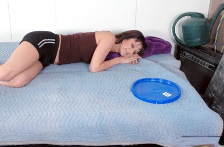 Sleeping beauty Nadia Styles woke up from hardcore pussy fucking