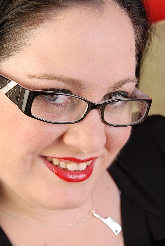 Very fat mature woman in glasses Glory-Foxxx takes off her black dress