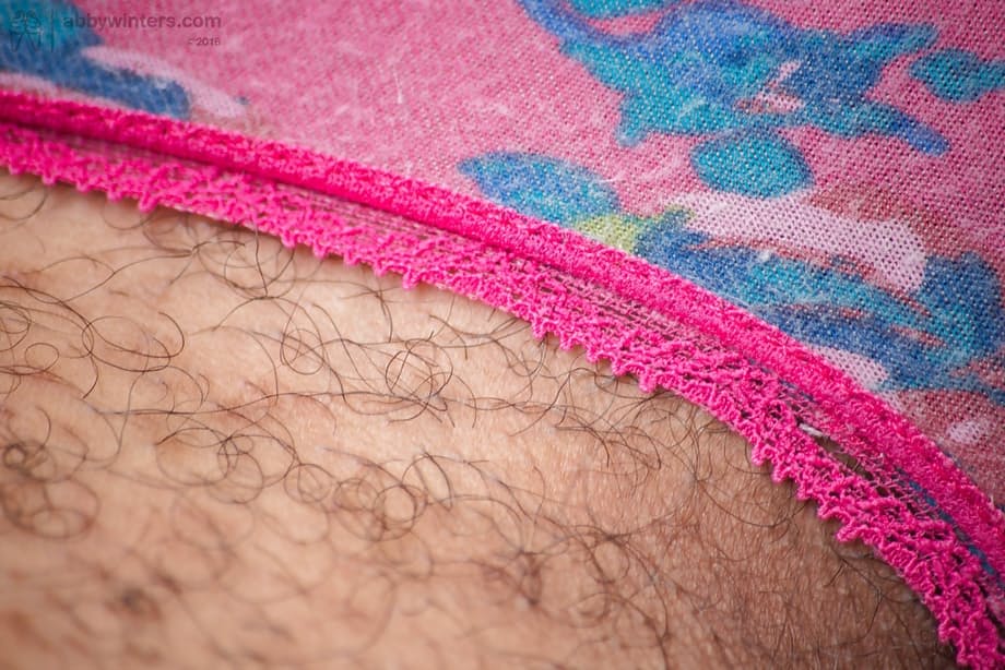 Black first timer Whitney unveiling hairy pussy from under denim shorts