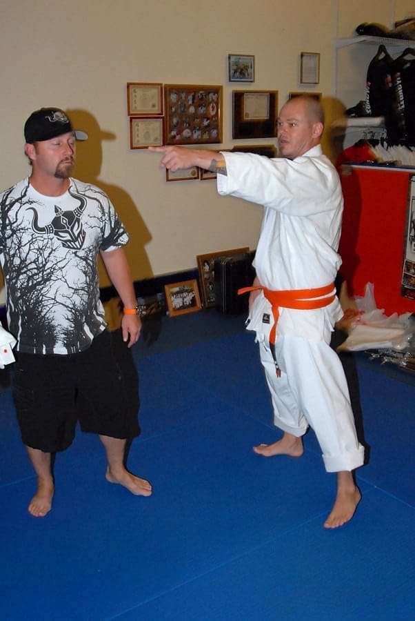 Martial arts workout ends up with sex with famous busty milf