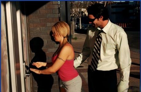 Hot blonde with big boobs picked up for hardcore reality fucking