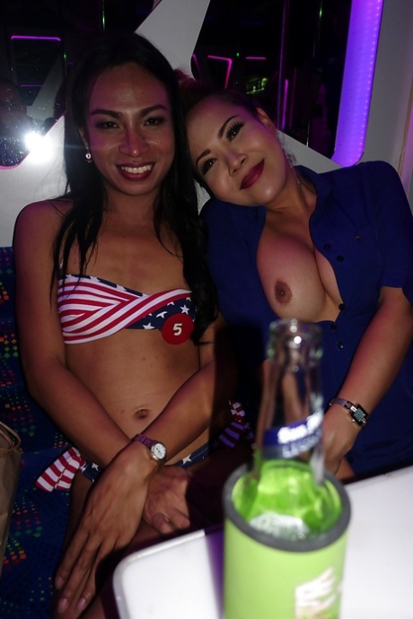 Compilation of various Asian shemales in bikinis and lingerie