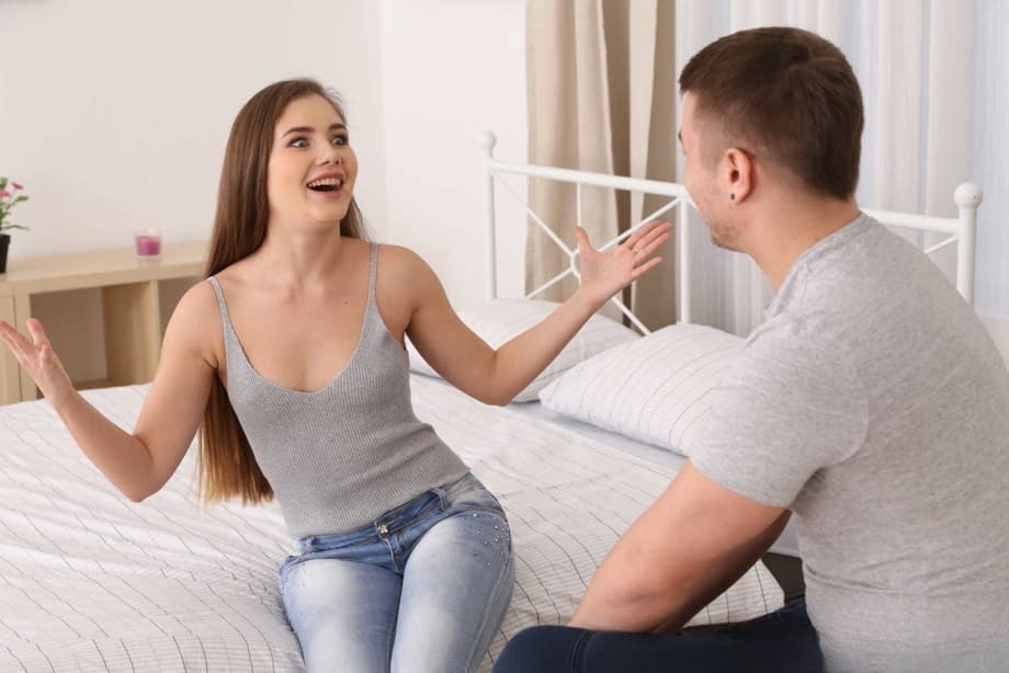 Slutty Mary Rock in tight jeans flaunting nice ass & getting banged hard