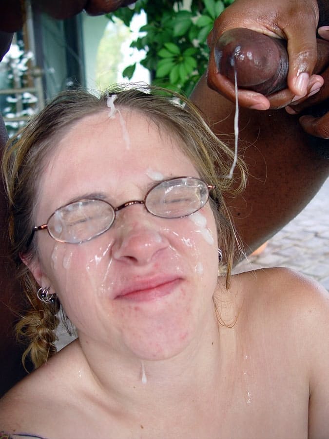 Slutty 18 year old teen Honey having an outdoor interracial anal gangbang