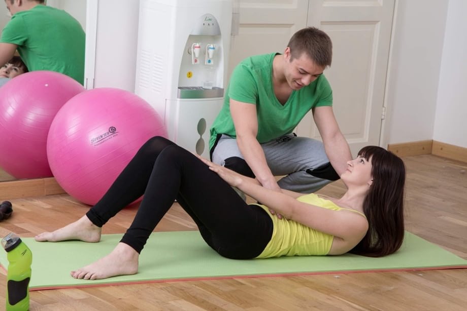 Fit teen Mirabella enjoys a powerful big cock in her muff during a workout