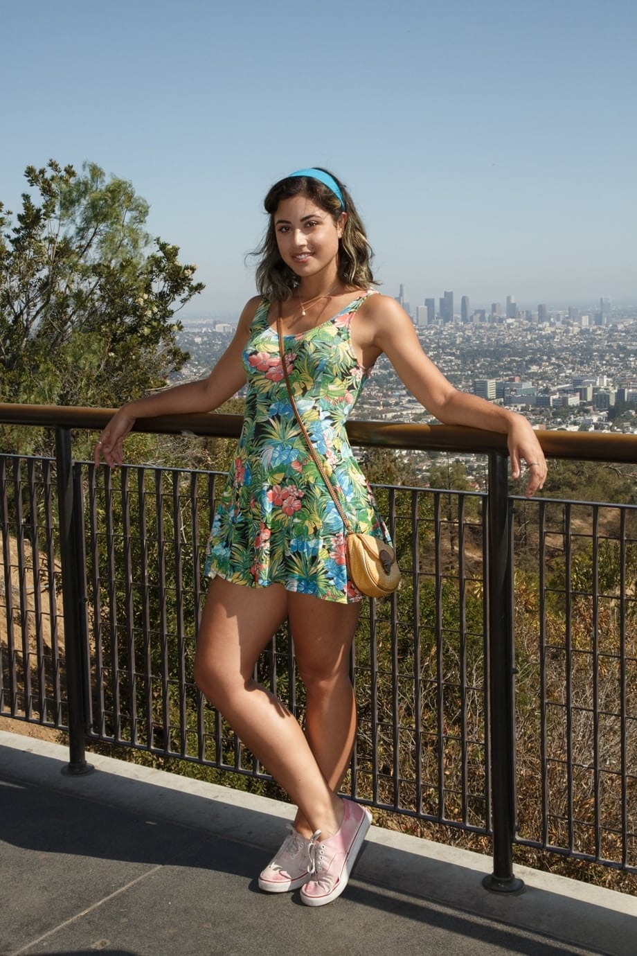 Girlfriend Carol Jasabe flashes her panties in public along with some cleavage