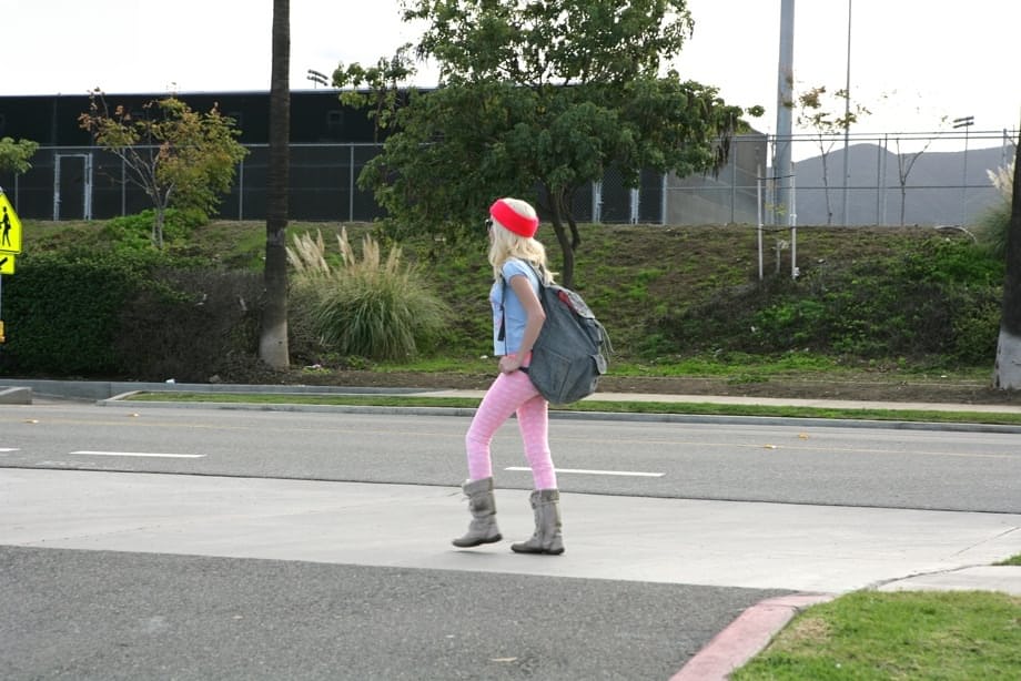 Innocent blonde schoolgirl Piper Perri is all tease on walk home from school