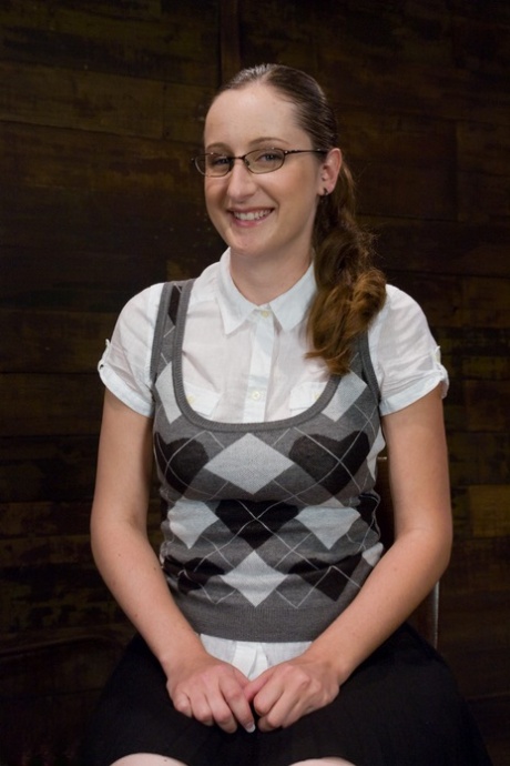 Nerdy religious girl Lady Kat discovers what BDSM sex is all about