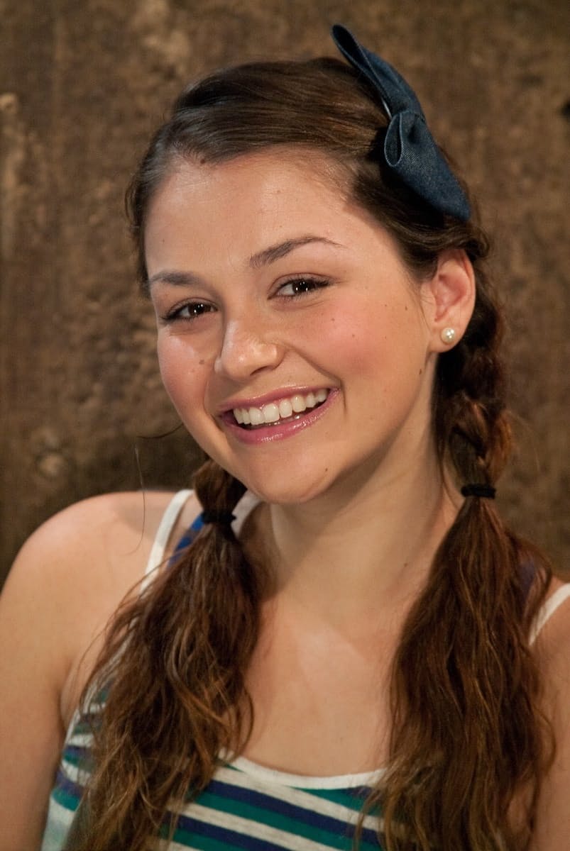 Young white girl Allie Haze stands helplessly on toes in rope bindings