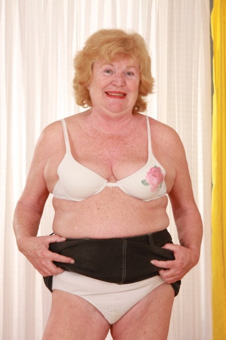 Collection of naughty old women sucking cock and standing naked