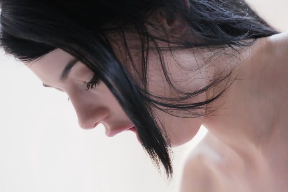 Sexy sleeping beauty Lucy Li with big tits awakened for fingering & fucking