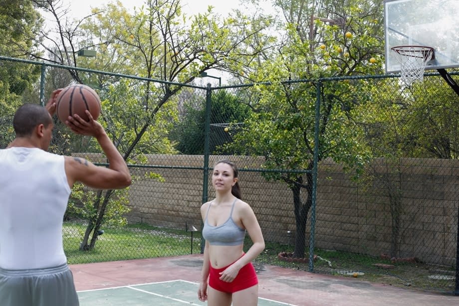 Chick Alexis Rodriguez instead of basketball wants to taste friend's bulge