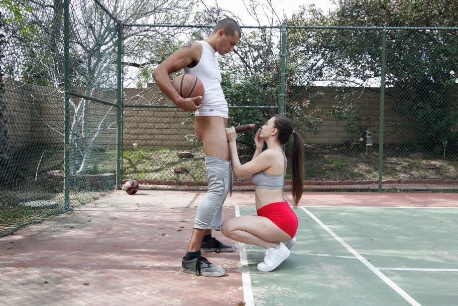 Chick Alexis Rodriguez instead of basketball wants to taste friend's bulge