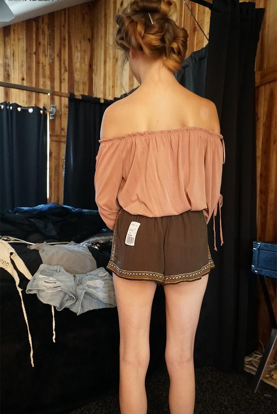 Innocent-looking chick Hannah Hays goes naughty while rich parents are away
