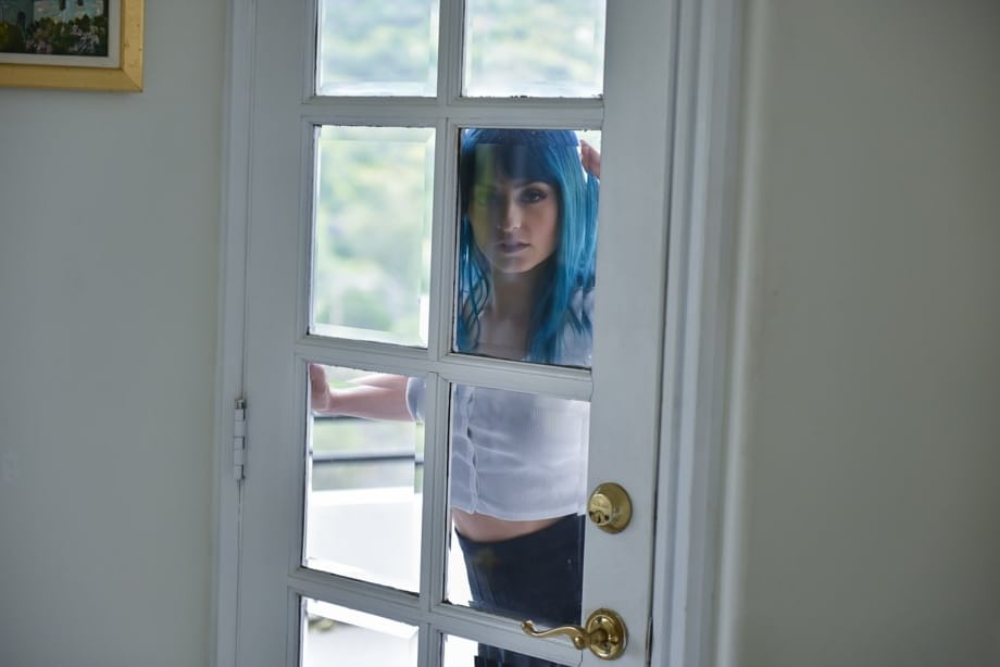 Blue haired schoolgirl named Jewelz Blu gets slammed by Brad Sterling